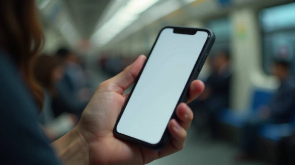 Mobile interface design mockup