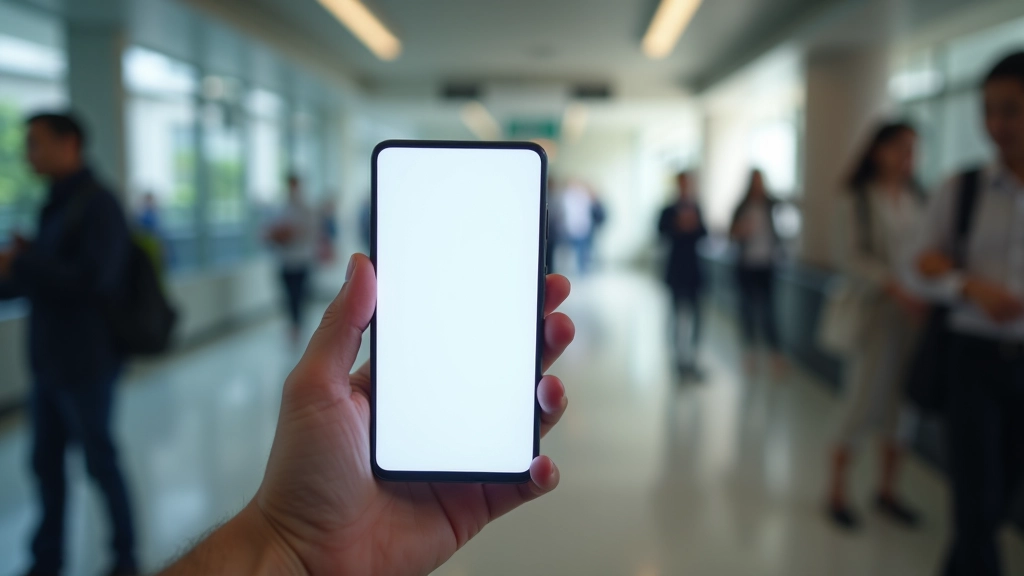 Mobile phone screen displaying card-based content layout with short digestible text blocks, each card separated by clear spacing and minimal visual clutter