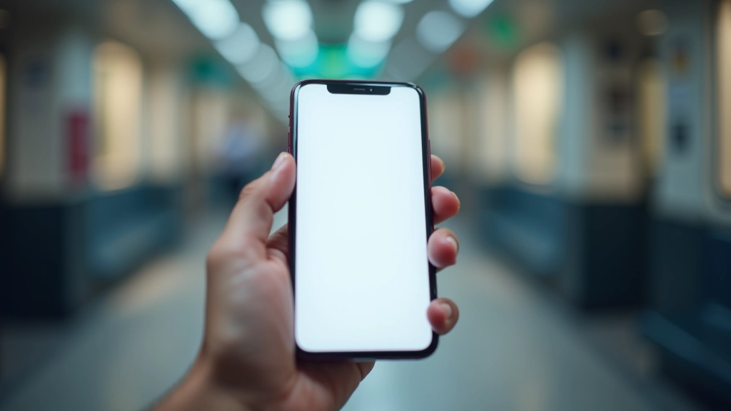 Mobile app interface showing proper button placement within reachable zones, with back button moved to thumb-accessible area and navigation menu repositioned for one-handed navigation during commute