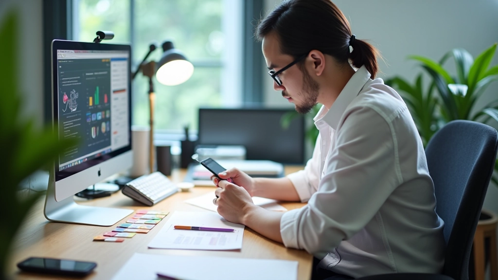 TapFlow Ltd design team creating mobile interfaces